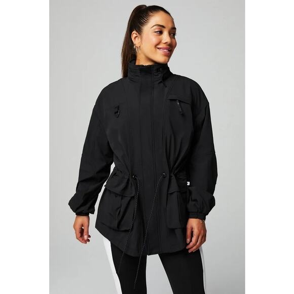 Fabletics Jackets & Blazers - New Fabletics The Heights Cargo Jacket Black size M